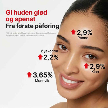 Rødt anti-aldringsserum med NAD+ og kollagen