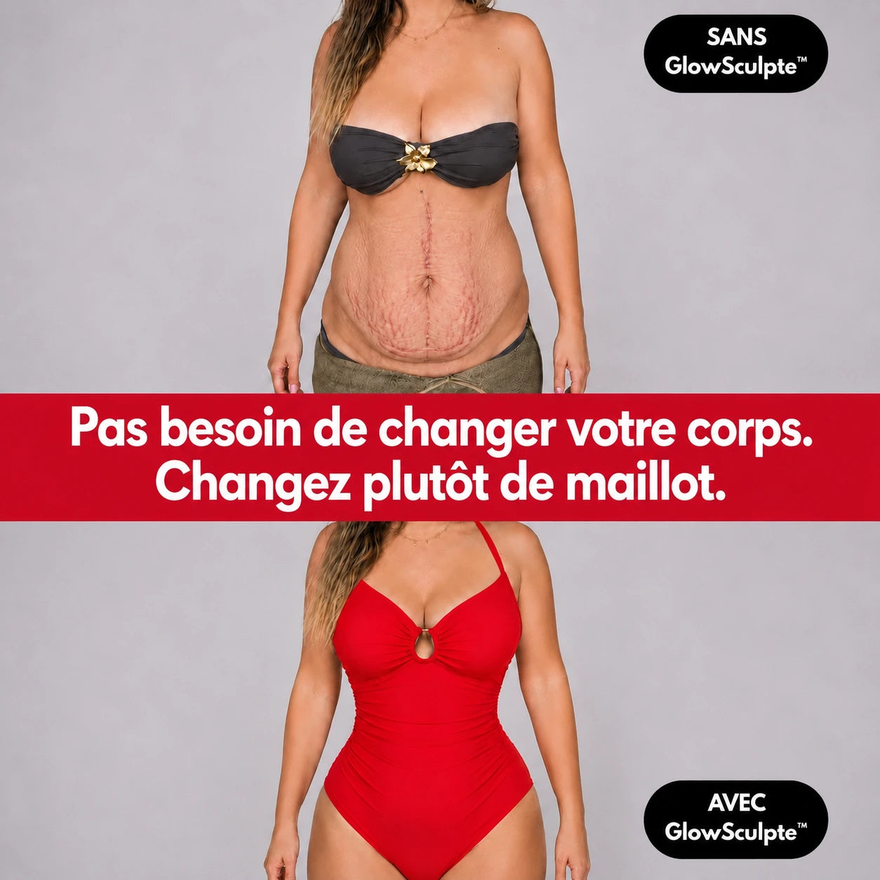 GlowSculpte™ — Redécouvrez le plaisir de vous sentir belle en maillot.