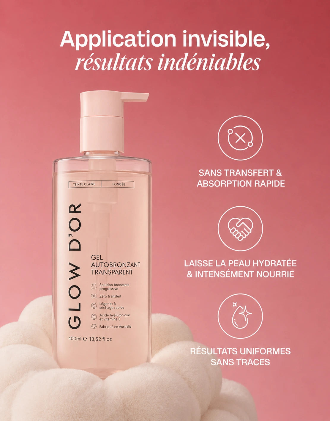 GLOW D'OR - Gel autobronzant