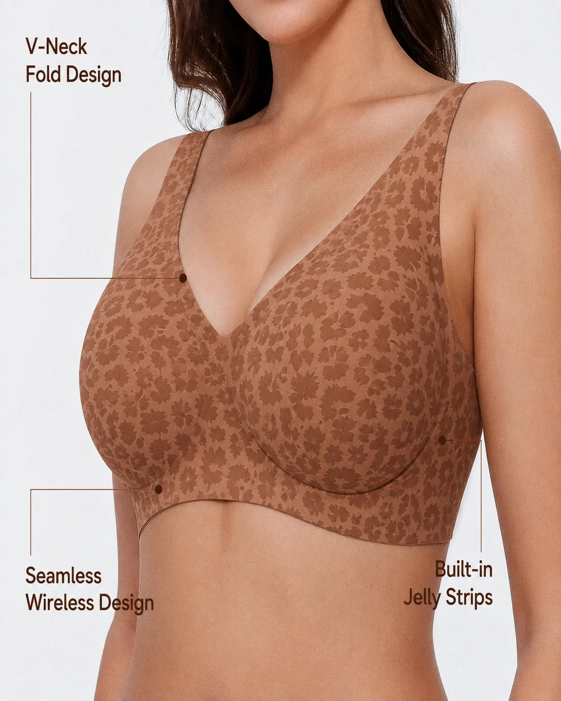 Soft Seamless & Wireless Jelly Bra