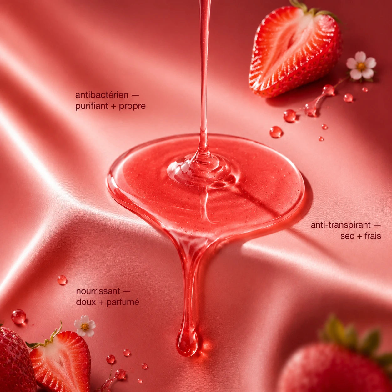 Gel hydroalcoolique · anti-transpirant